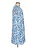 Garnet Hill Paisley Blue Casual Dress Size XS - photo 4