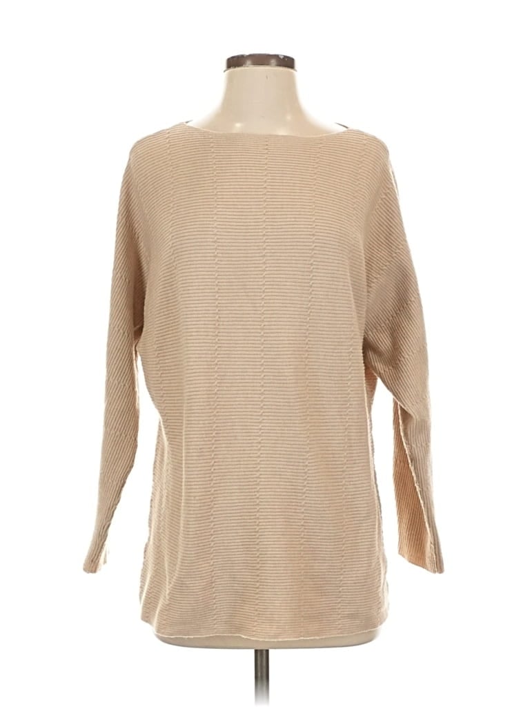 Pre-owned Mng Pullover Sweater In Brown