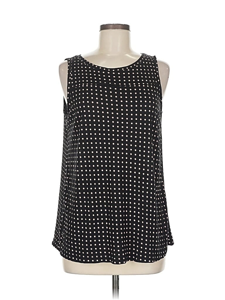 Pre-owned Ann Taylor Loft Sleeveless Blouse In Black