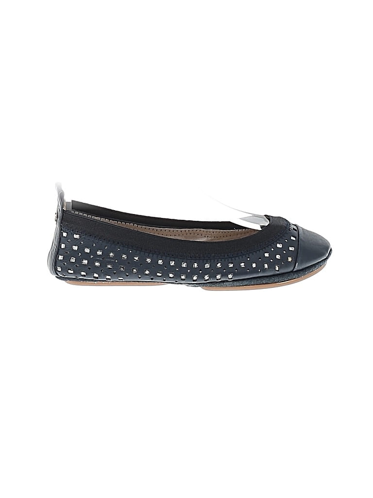 Pre-owned Yosi Samra Flats In Blue