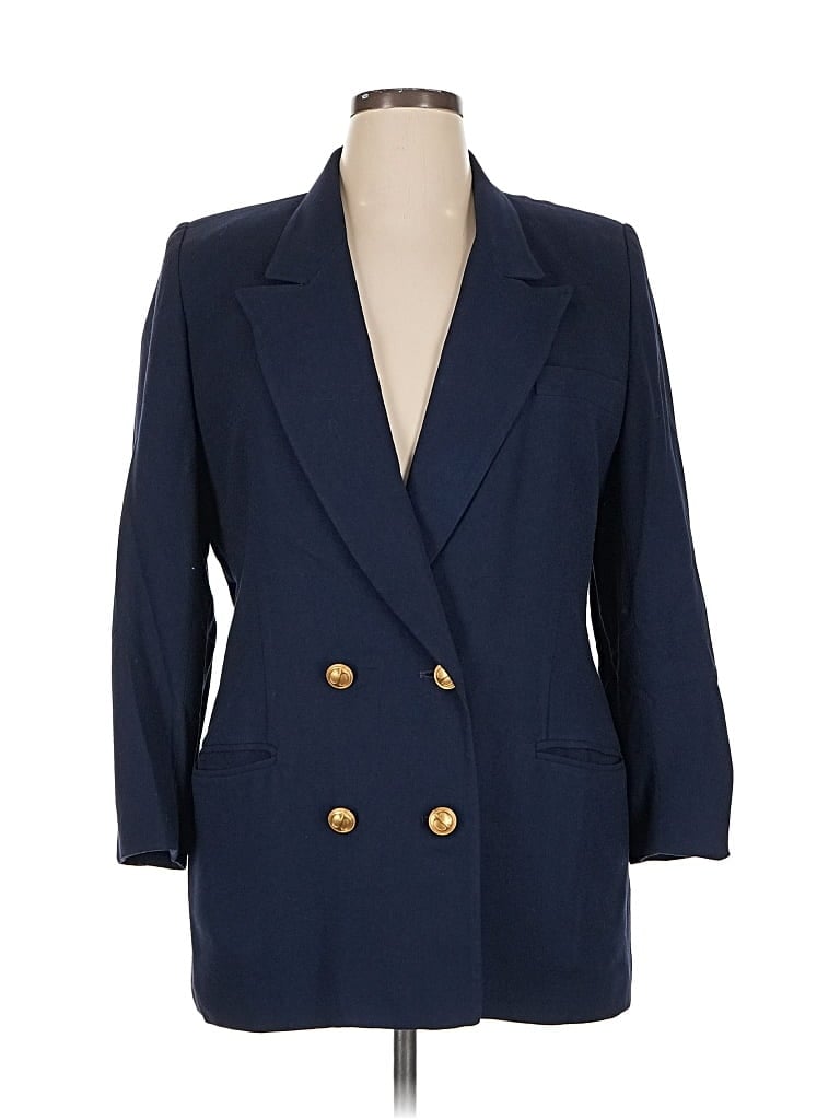 Pre-owned Dior Blazer Jacket In Blue