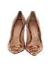 Casadei Paisley Gold Tan Heels Size 7 1/2 - photo 2