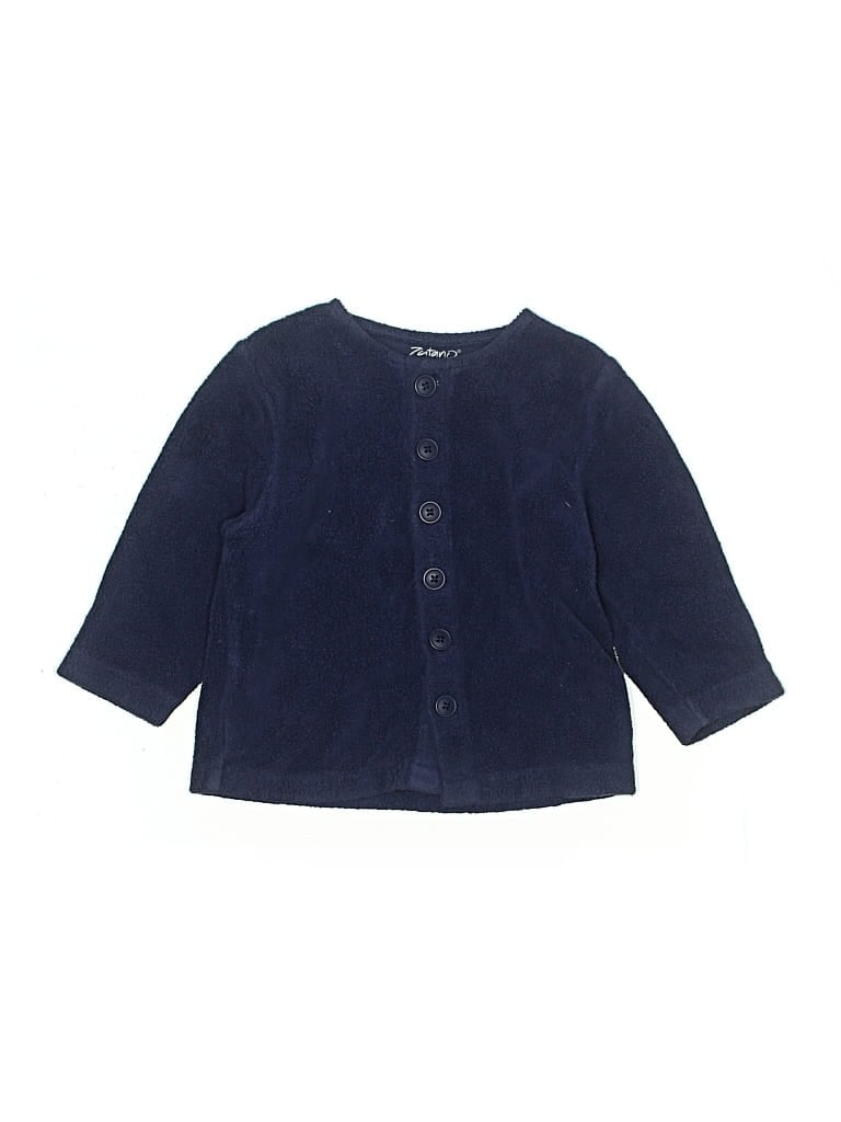 Pre-owned Zutano Kids' Cardigan Sweater In Blue