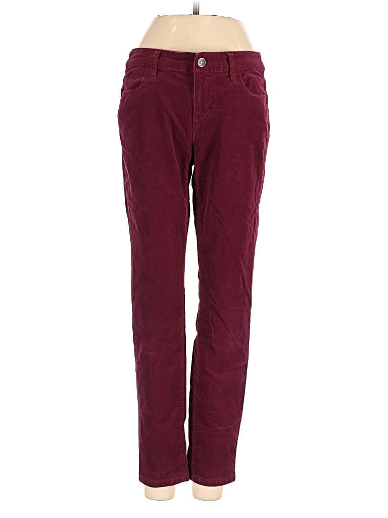 Pre-owned Ann Taylor Loft Casual Pants In Burgundy