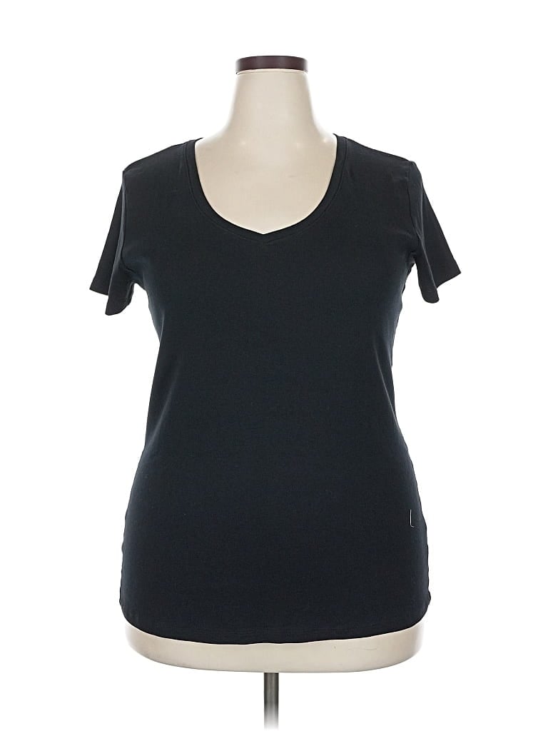 Pre-owned Gap Short Sleeve T-shirt In Black