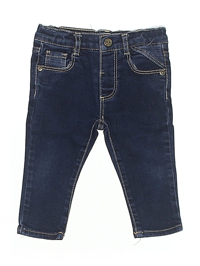 Pre-owned Zara Baby Babies' Jeans In Blue