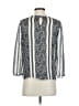 J.Crew Collection Gray 3/4 Sleeve Blouse Size 2 - photo 2