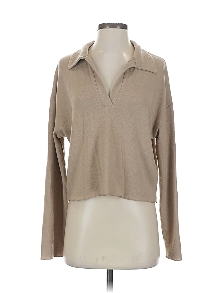 Pre-owned Lna Cardigan Sweater In Brown