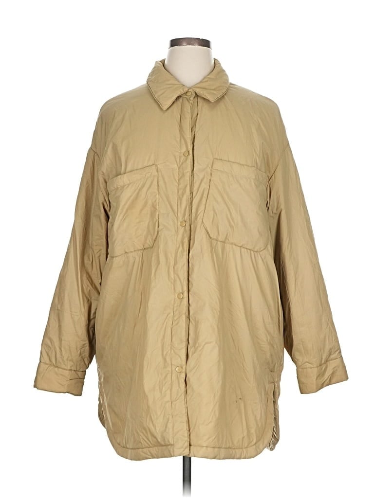 Pre-owned Zara Raincoat In Gold