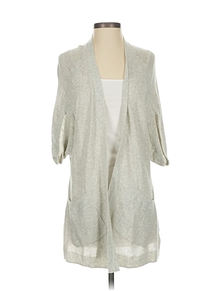 Pre-owned Angel Of The North Cardigan Sweater In Silver