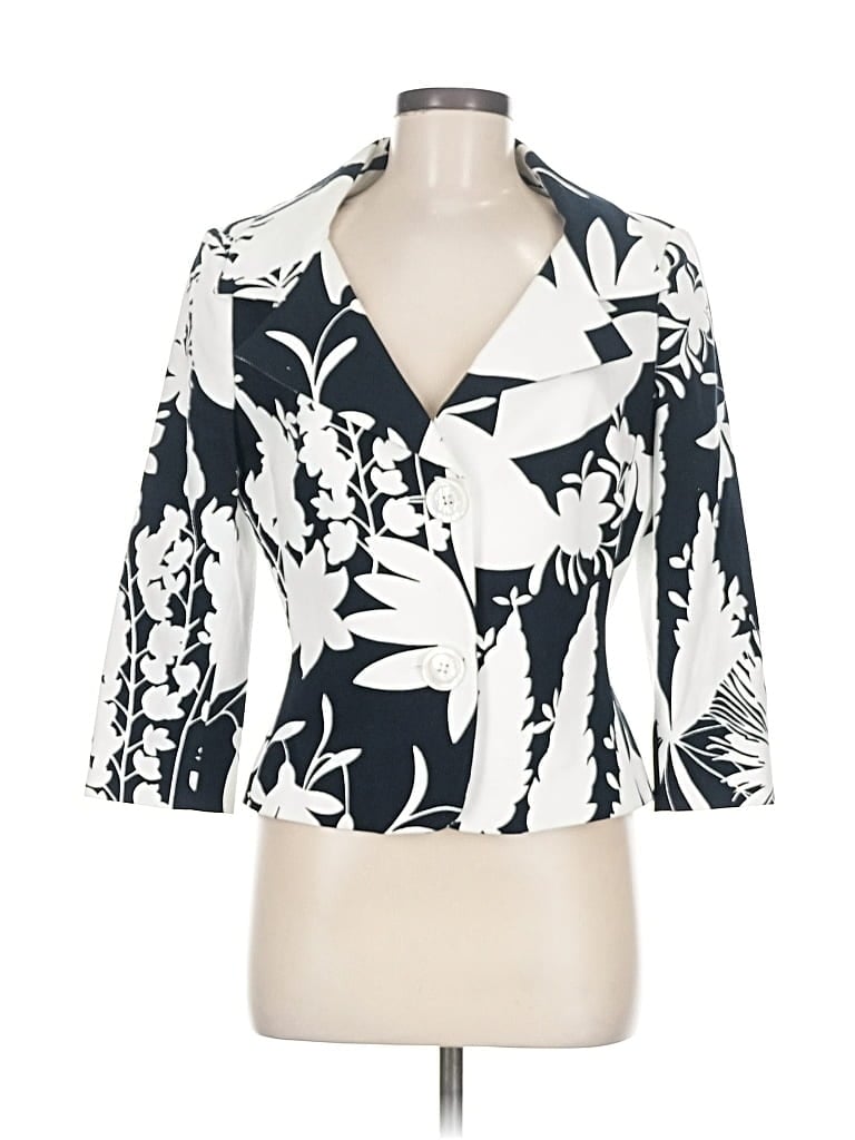 Pre-owned Michael Kors Blazer Jacket In Blue