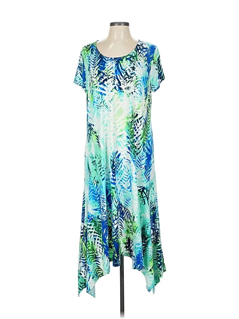 Pre-owned Chico's Casual Dress In Blue