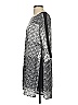 Fab'rik 100% Rayon Graphic Silver Casual Dress Size S - photo 5