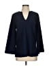 Trina Turk Blue Long Sleeve Blouse Size 4 - photo 1