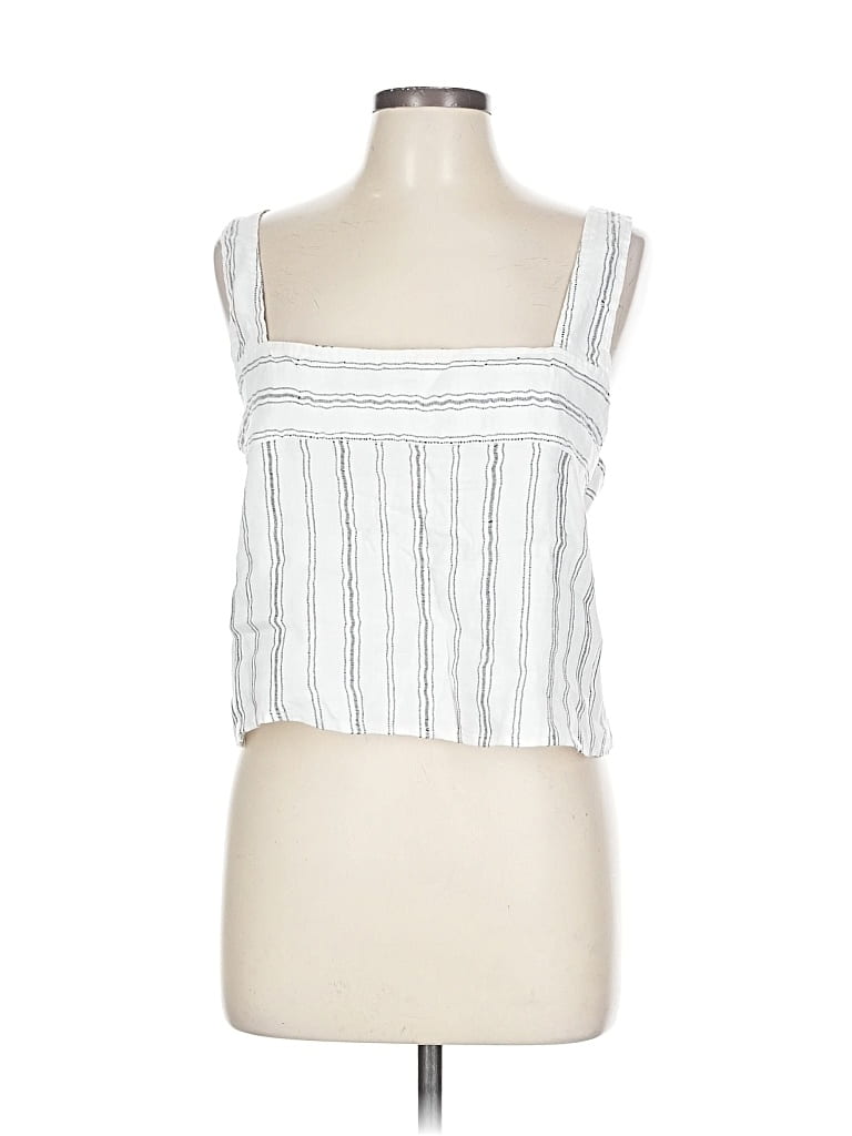 By Anthropologie Tube Top White Square Neckline Tops