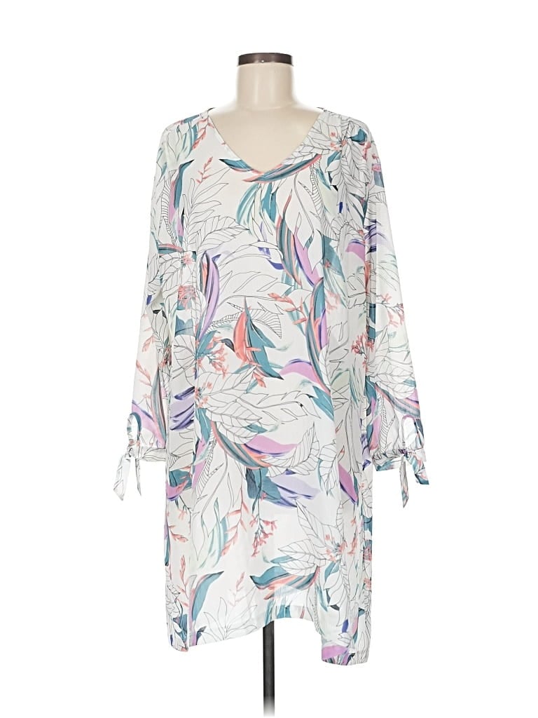 Pre-owned Apana Casual Dress In White