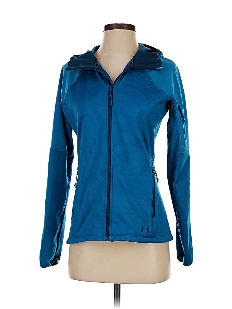 Pre-owned Under Armour Cardigan Sweater In Blue