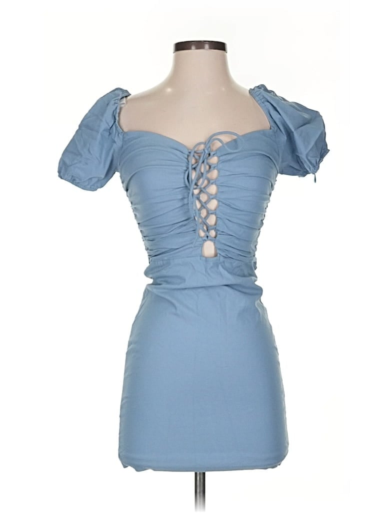 Pre-owned Blue Blush Cocktail Dress In Blue