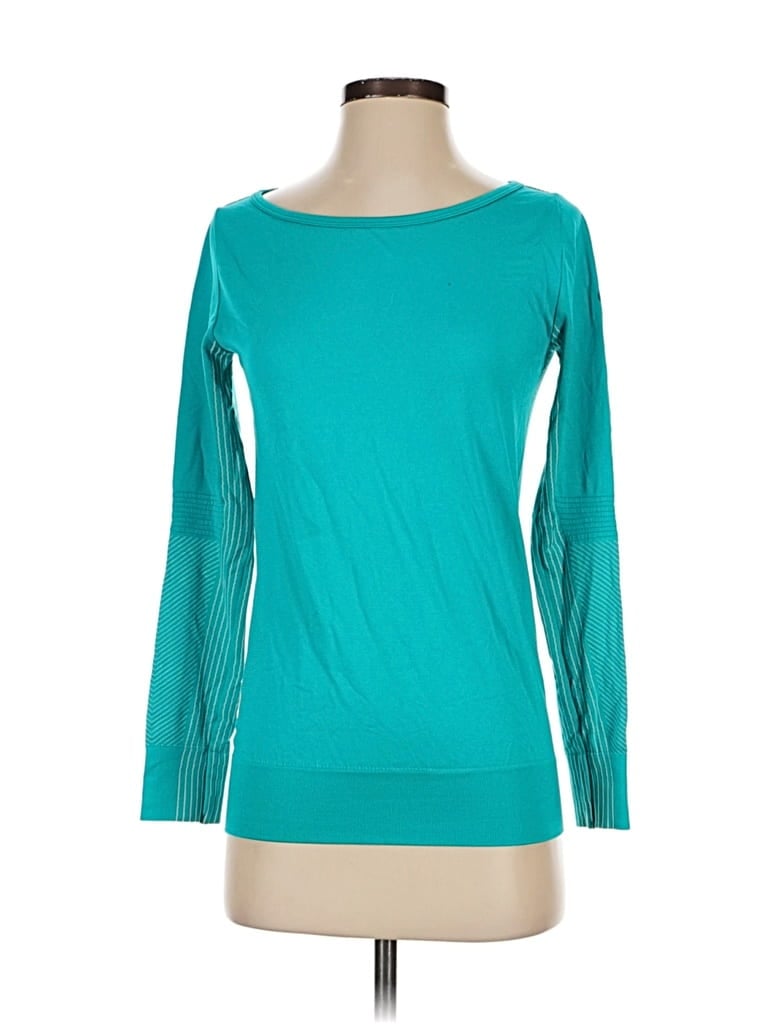 Pre-owned Nike 3/4 Sleeve T-shirt In Blue