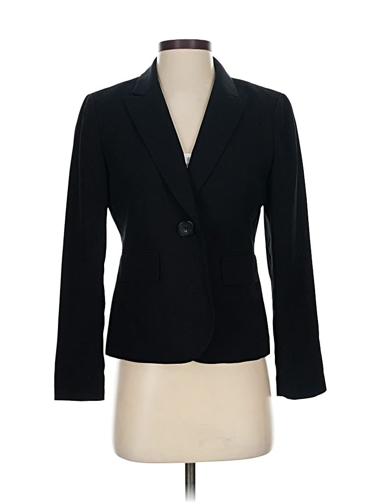 Pre-owned Kasper Blazer Jacket In Black