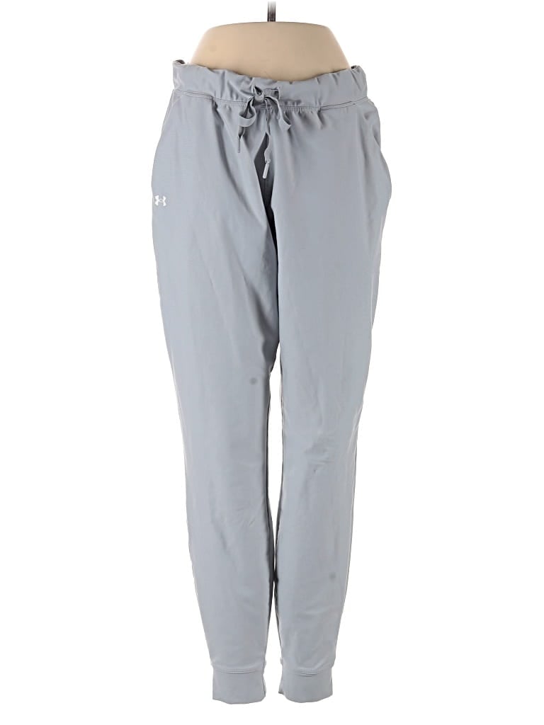 Pre-owned Under Armour Track Pants In Gray