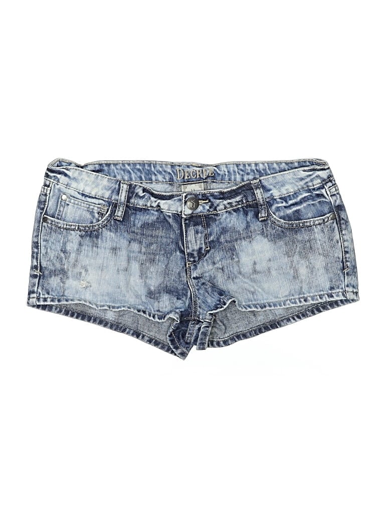 Pre-owned Decree Denim Shorts In Blue