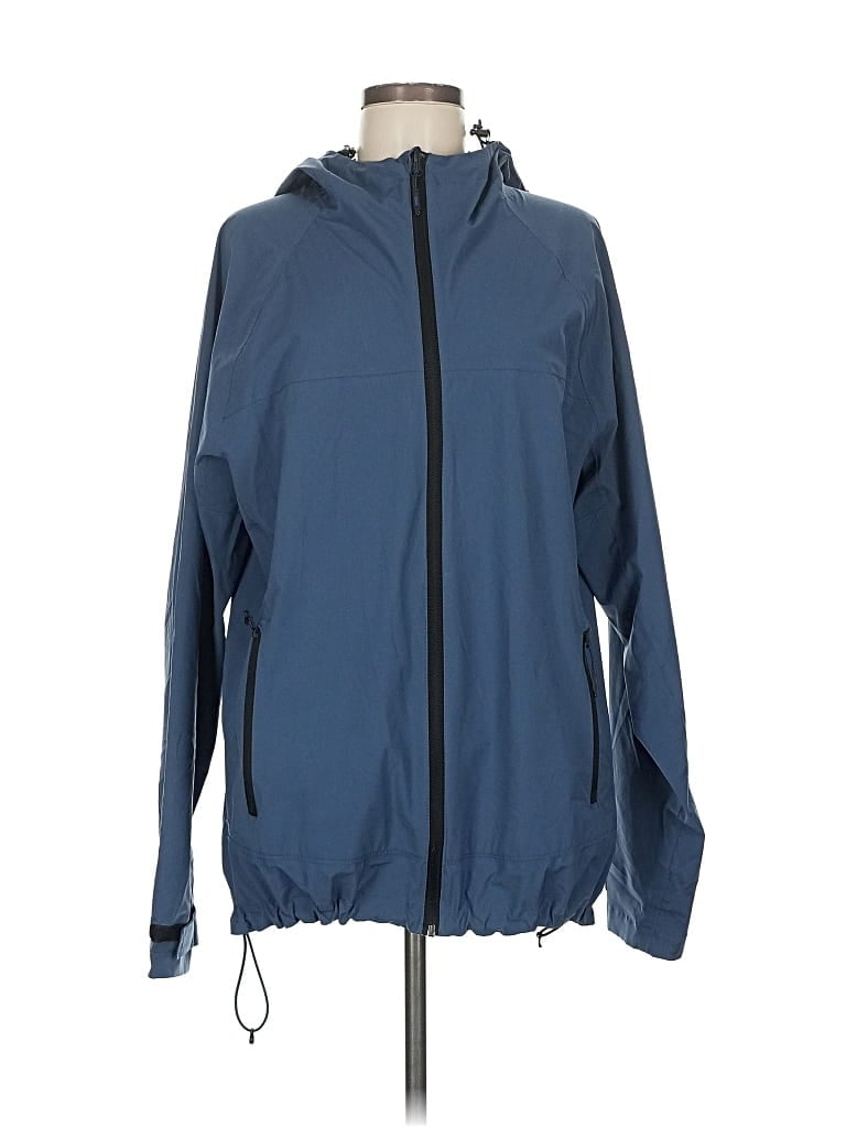 Pre-owned Hawke & Co. Windbreaker Jacket In Blue