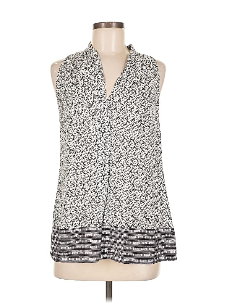 Pre-owned Willi Smith Sleeveless Blouse In Gray
