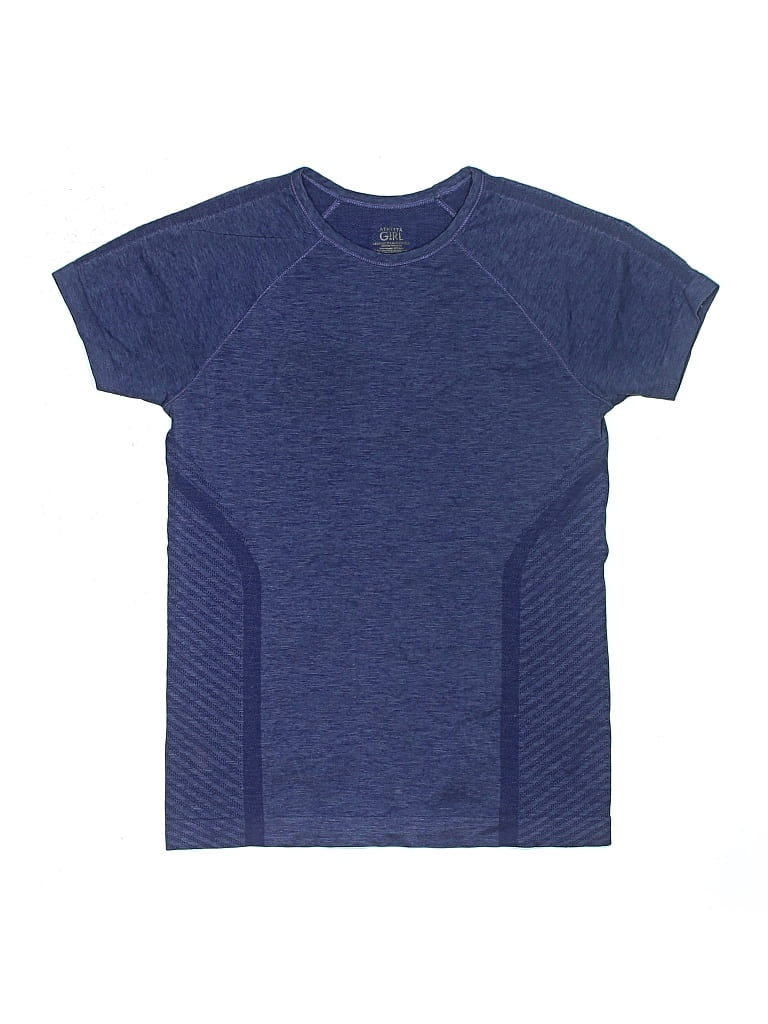 Pre-owned Athleta Girl Kids' Active T-shirt In Blue