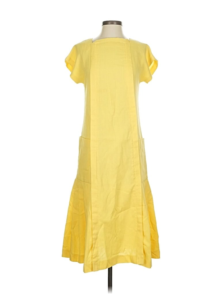 Pre-owned Assorted Brands Casual Dress In Yellow