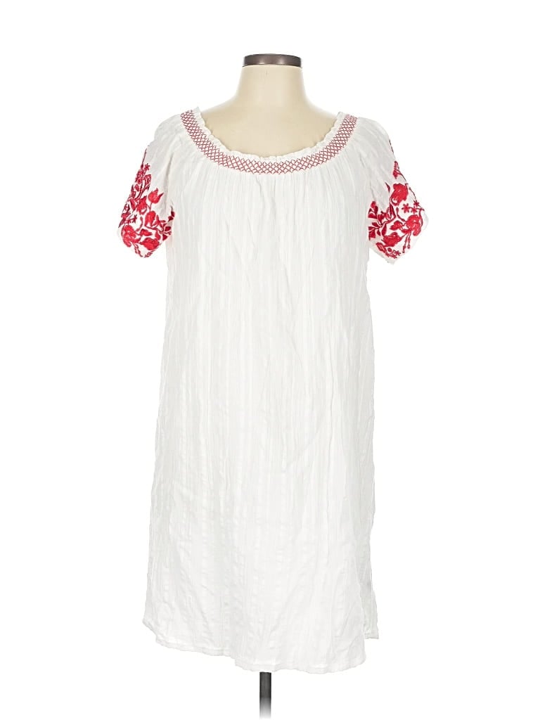 Pre-owned Signature Studio Casual Dress In White