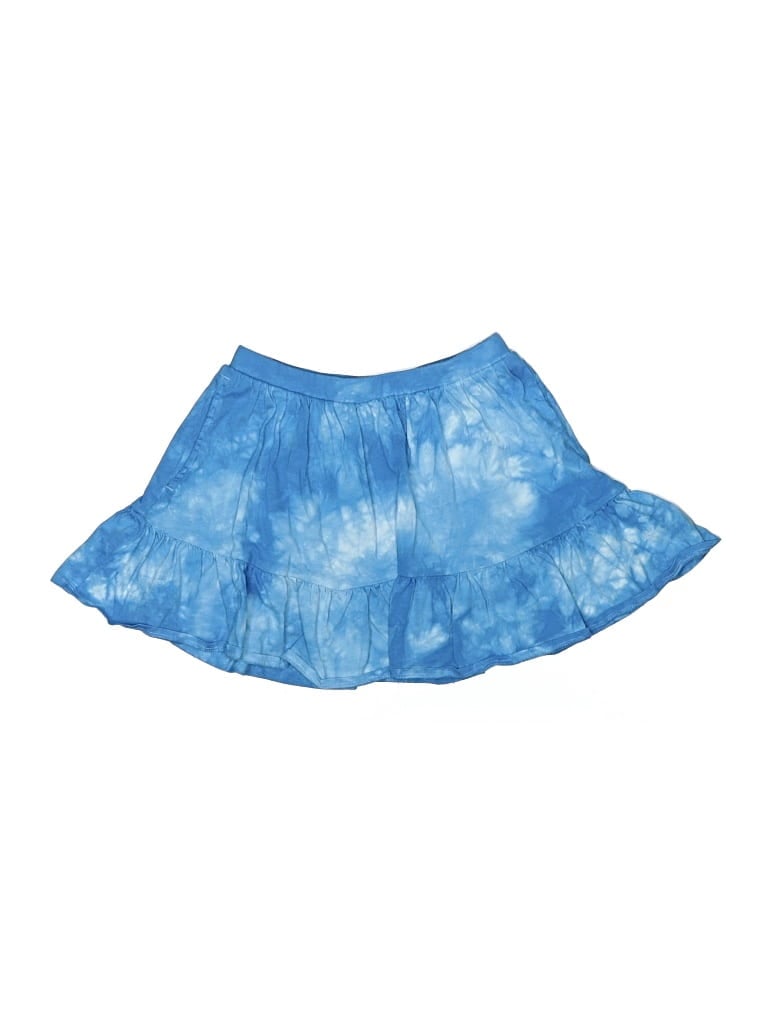 Pre-owned Lands' End Kids' Skirt In Blue