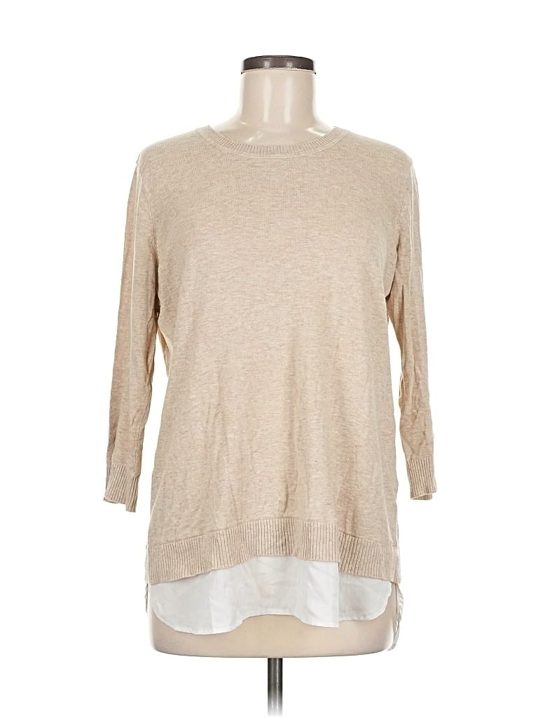 Pre-owned Calvin Klein Pullover Sweater In Brown