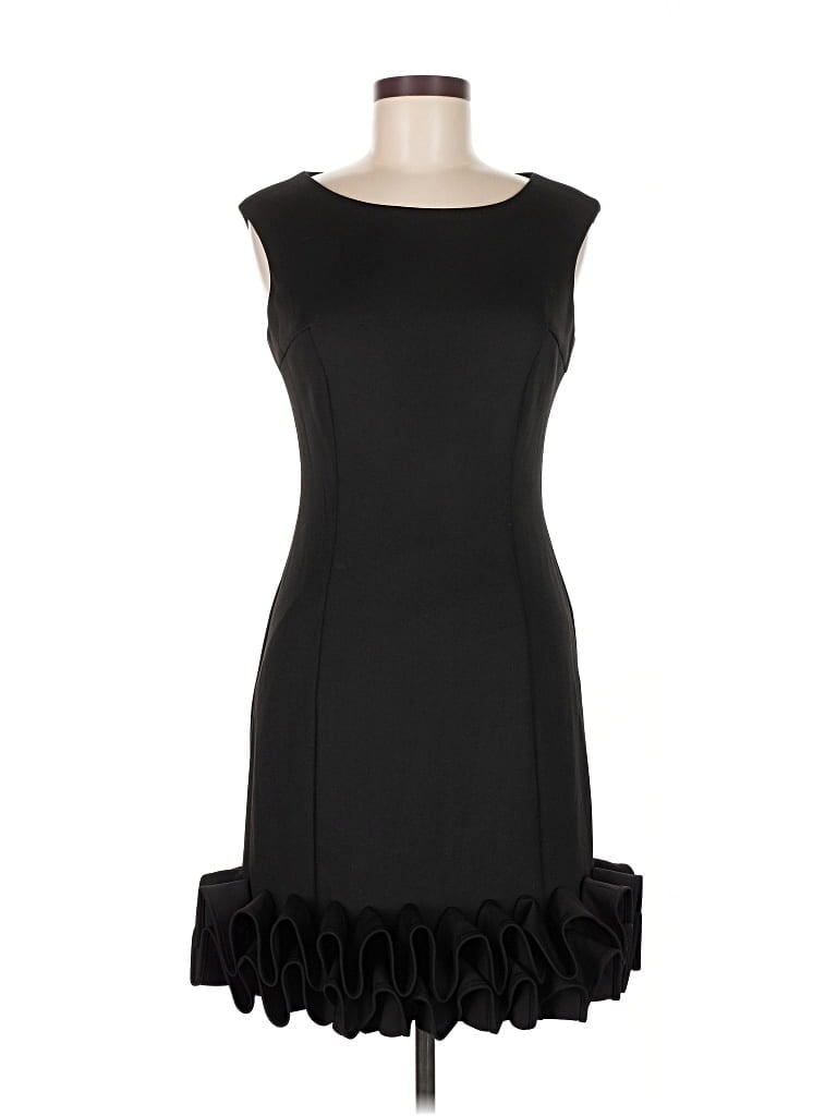 Pre-owned Donna Ricco Cocktail Dress In Black
