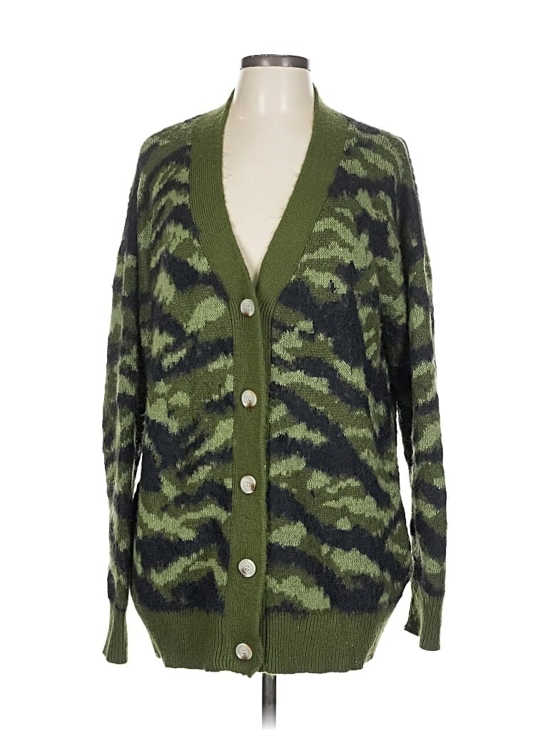 Pre-owned Greylin Cardigan Sweater In Green