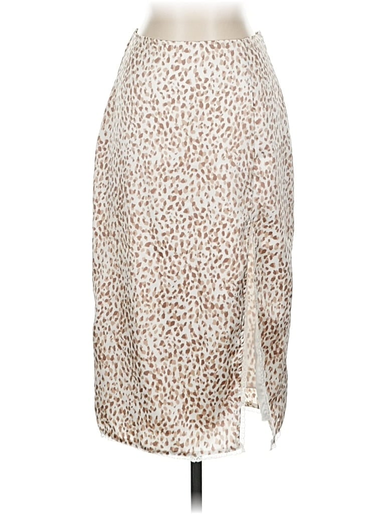 Pre-owned Abercrombie & Fitch Casual Skirt In White