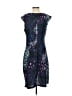 Unbranded Paisley Blue Purple Cocktail Dress Size S - photo 2