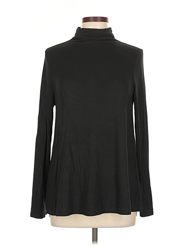 Pre-owned Mercer & Madison Long Sleeve Turtleneck In Black