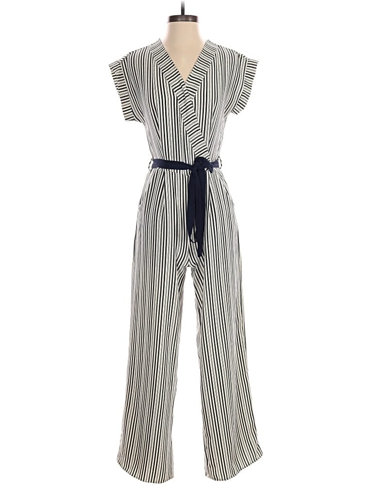 Pre-owned Monteau Jumpsuit In Gray