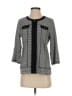 Christopher & Banks 100% Cotton Stripes Gray Jacket Size S - photo 1