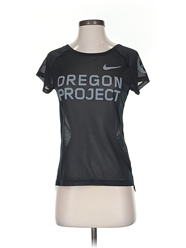 Pre-owned Nike Short Sleeve T-shirt In Black