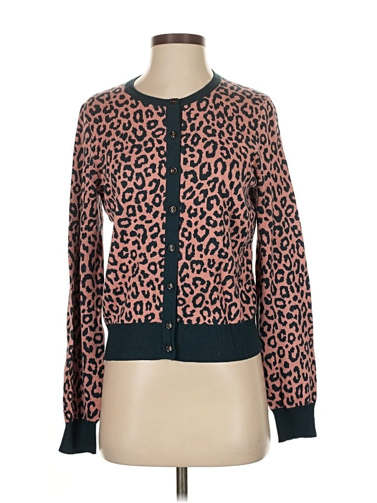 Pre-owned Ann Taylor Cardigan Sweater In Pink