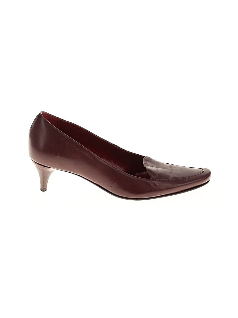 Pre-owned Bcbg Paris Heels In Burgundy