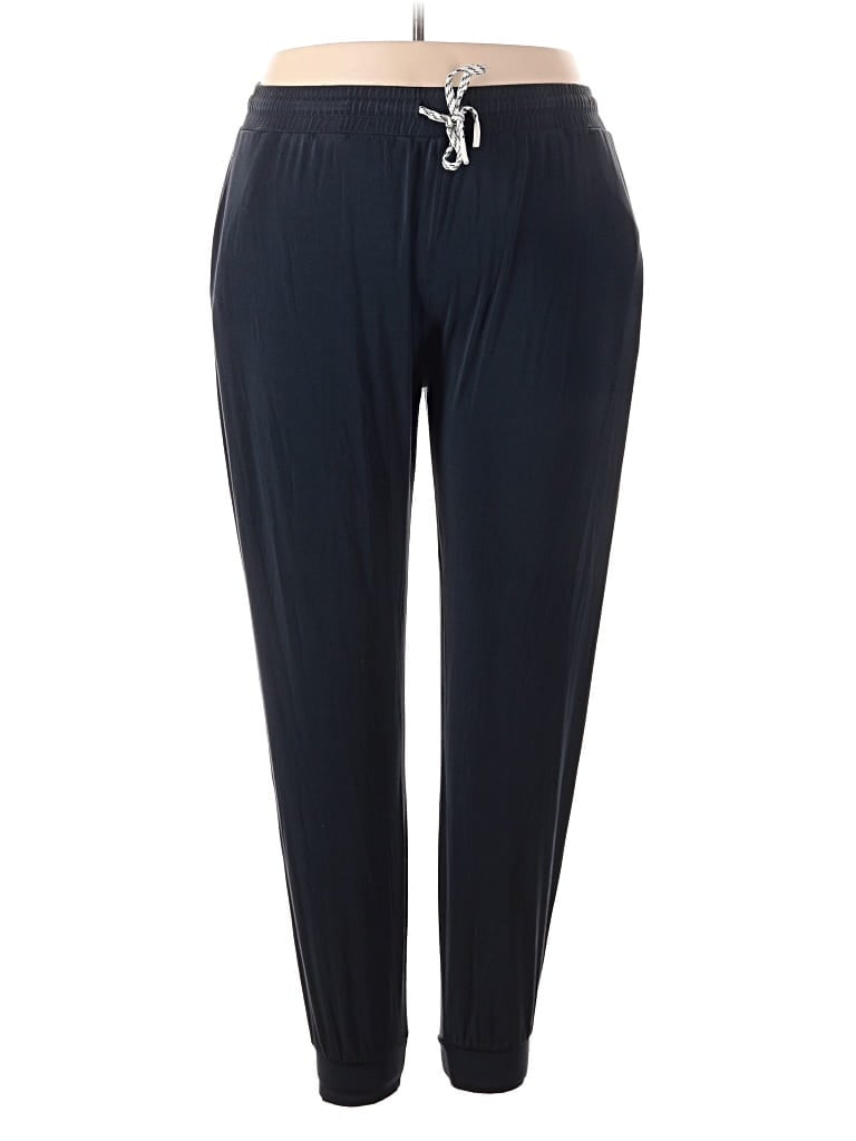 Pre-owned Cozy Earth Track Pants In Blue