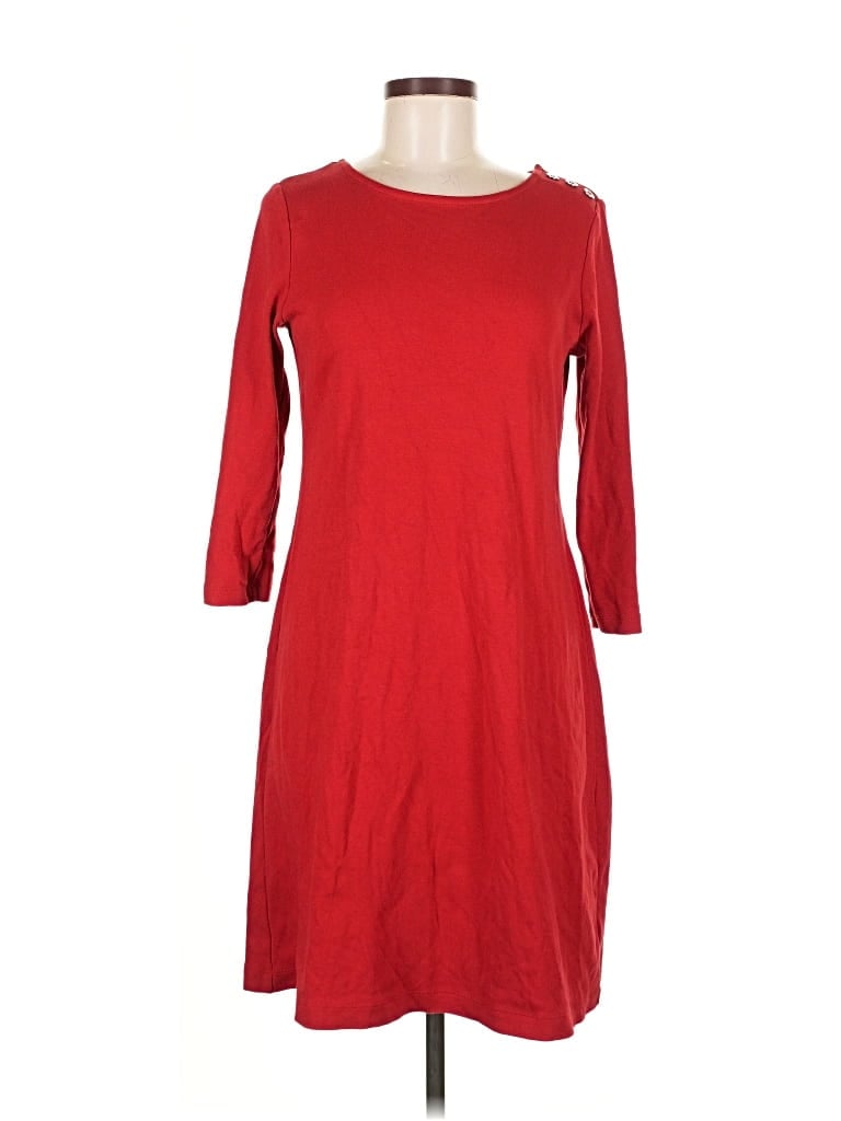 Pre-owned Talbots Casual Dress In Red