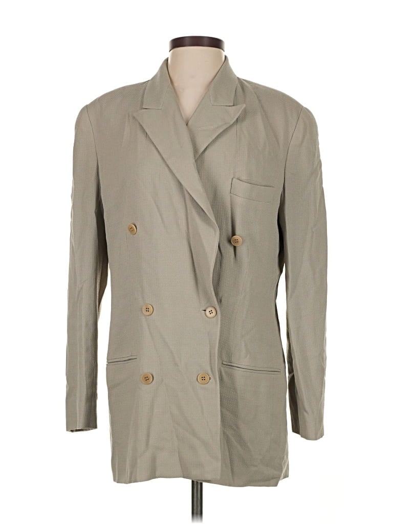 Pre-owned Calvin Klein Blazer Jacket In Gray