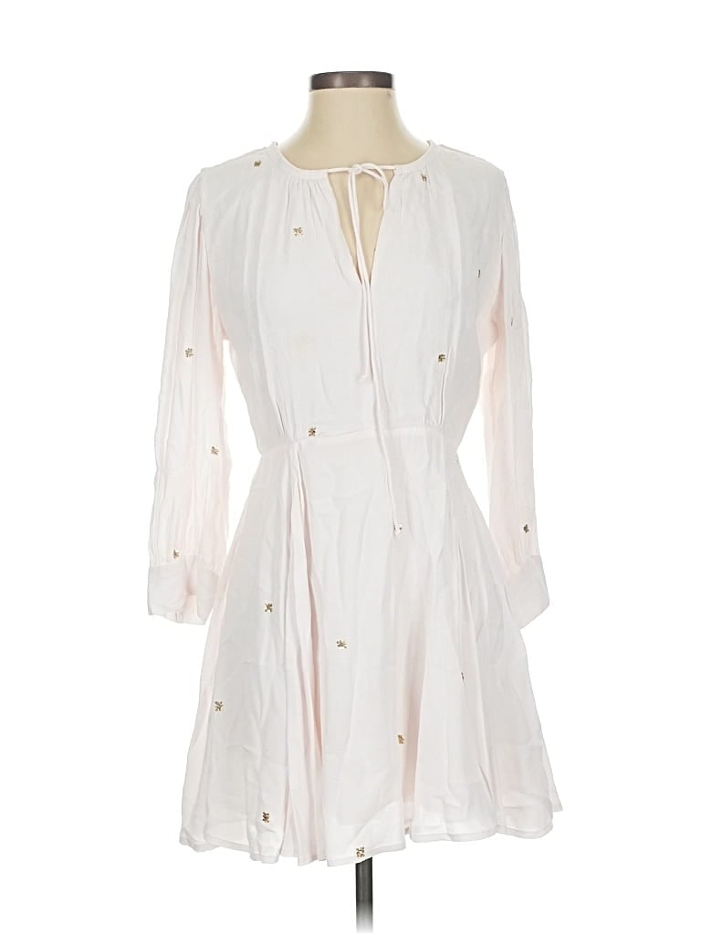 Pre-owned Cleobella Cocktail Dress In White