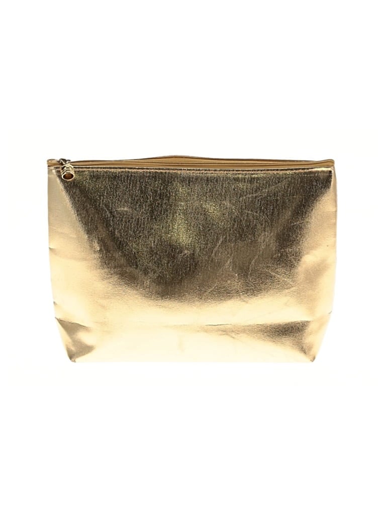 Pre-owned Unbranded Makeup Bag In Gold