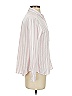OST Stripes Pink Long Sleeve Button-Down Shirt Size S - photo 4