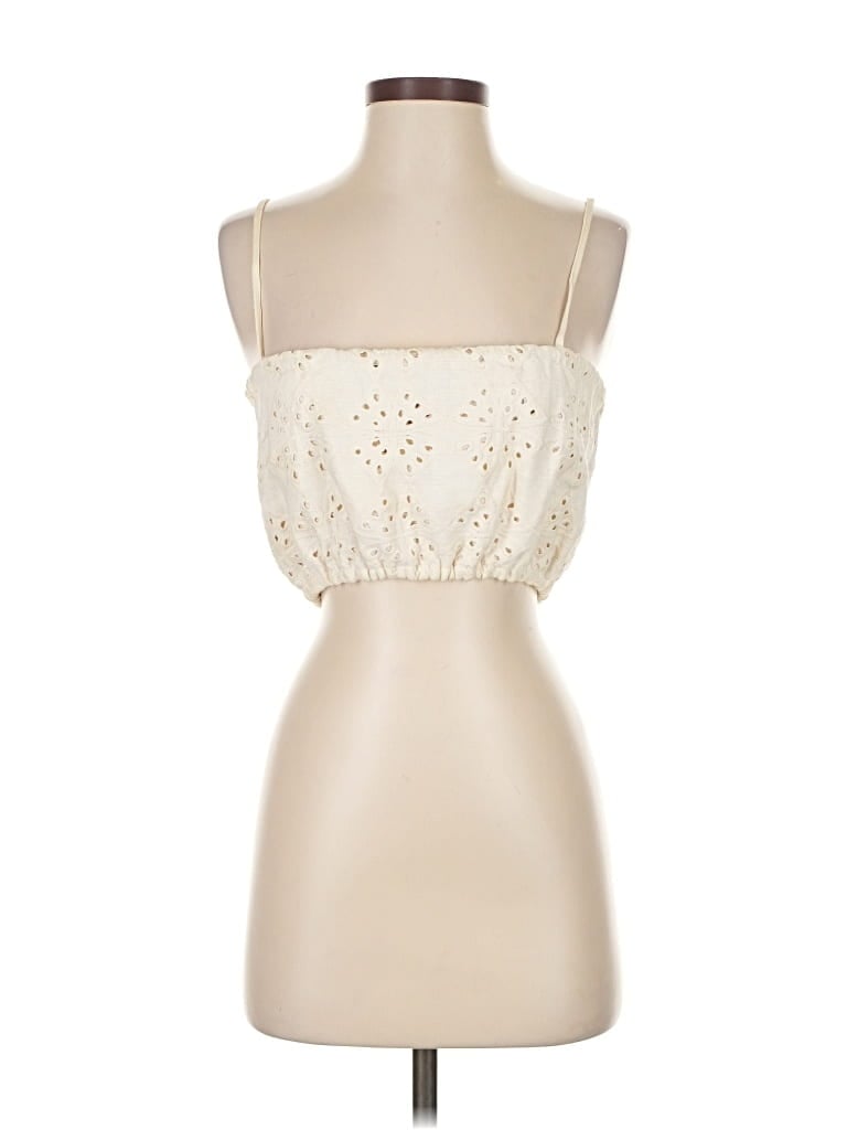 Pre-owned Sir Sleeveless Blouse In White